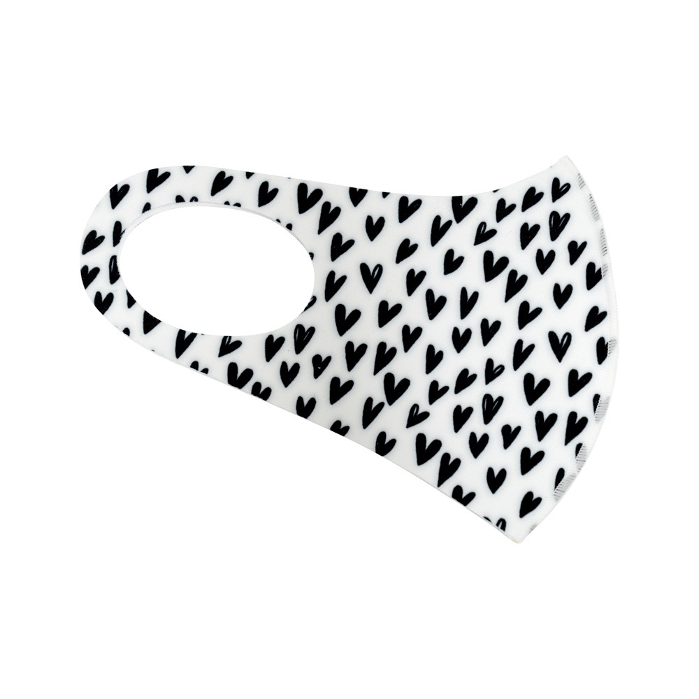 - - - Hearts neoprene masks